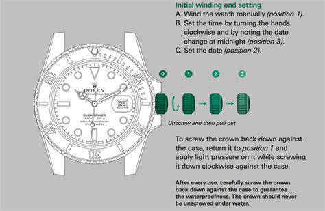 rolex how to adjust time|Rolex setting date and time.